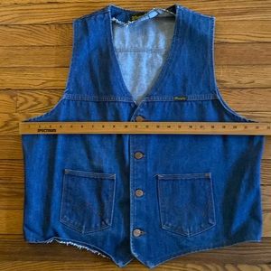 Wrangler denim vest